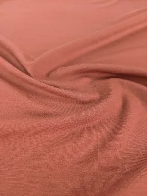 100% Merino Wool Jersey - Brick