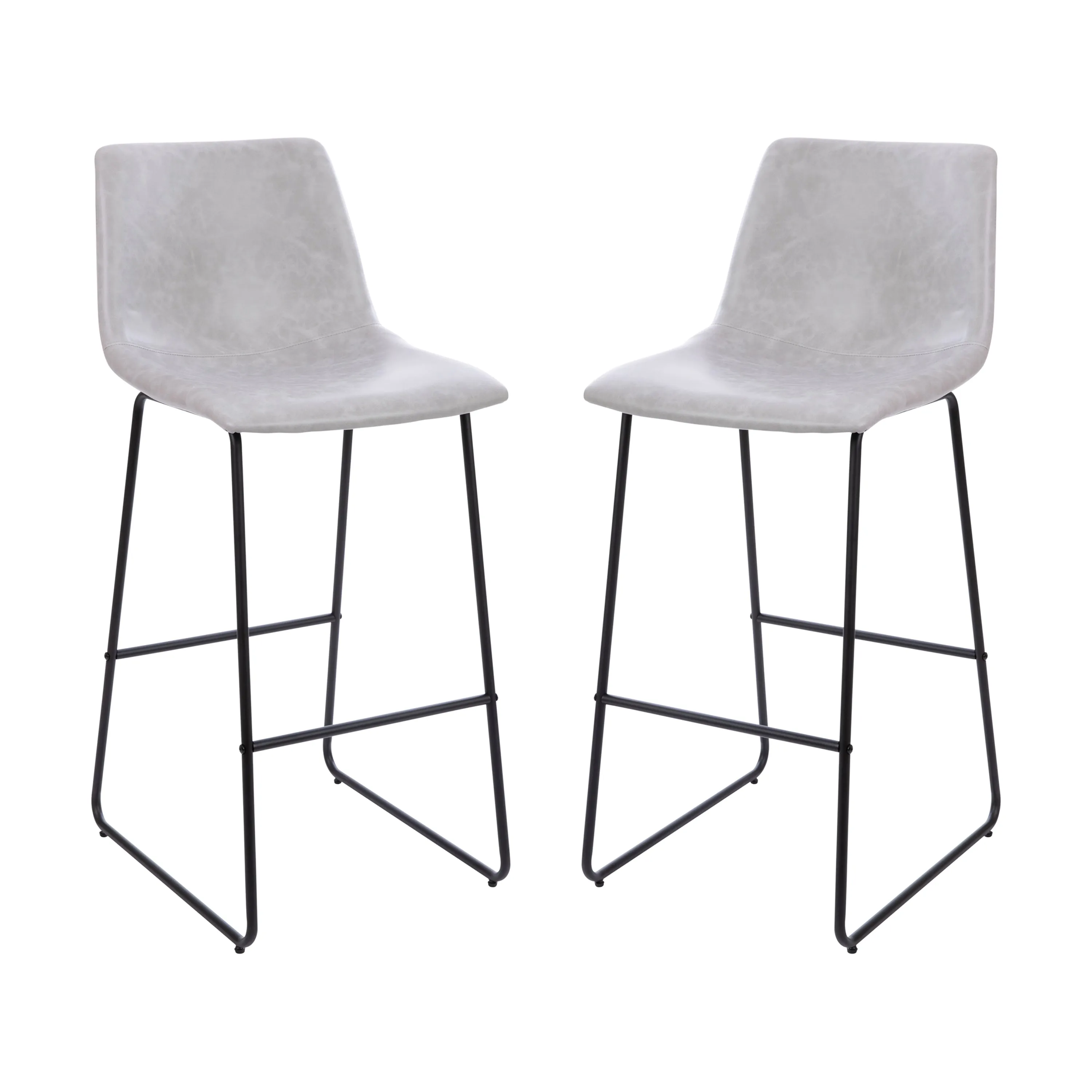 2PK 30" LT Gray Dining Stool 2-ET-ER18345-30-LG-GG