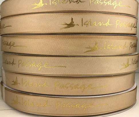 5/8" Grosgrain Printed Ribbon By The Roll