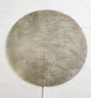 8" circle felt pads - Light Gray - non-adhesive