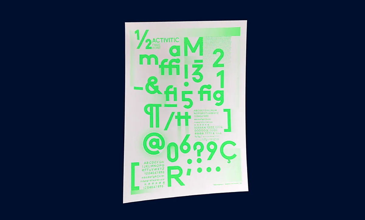 Activitic - Free Sans Serif Font