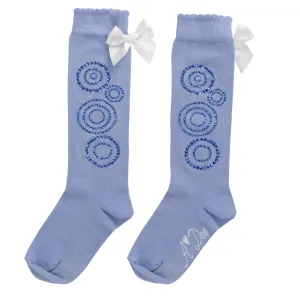 A'Dee - Diamante knee high socks