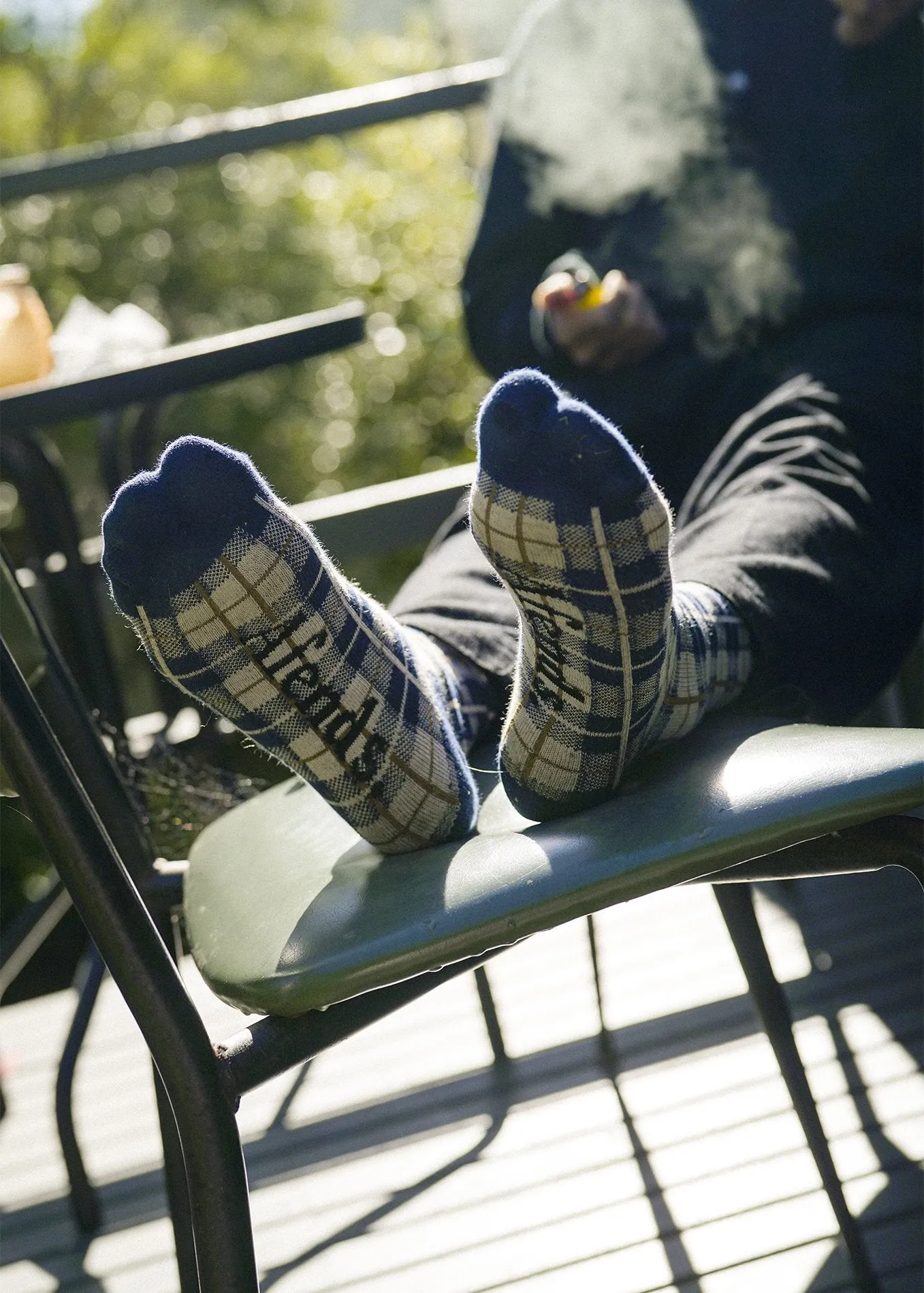 Afends Unisex Corrupt - Socks One Pack - Macadamia