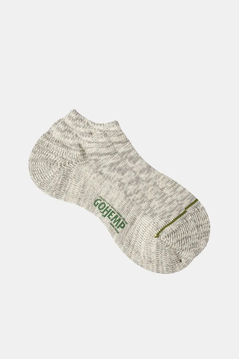 Anonymous Ism Go Hemp Organic Cotton Pile Ankle Sock - Grey