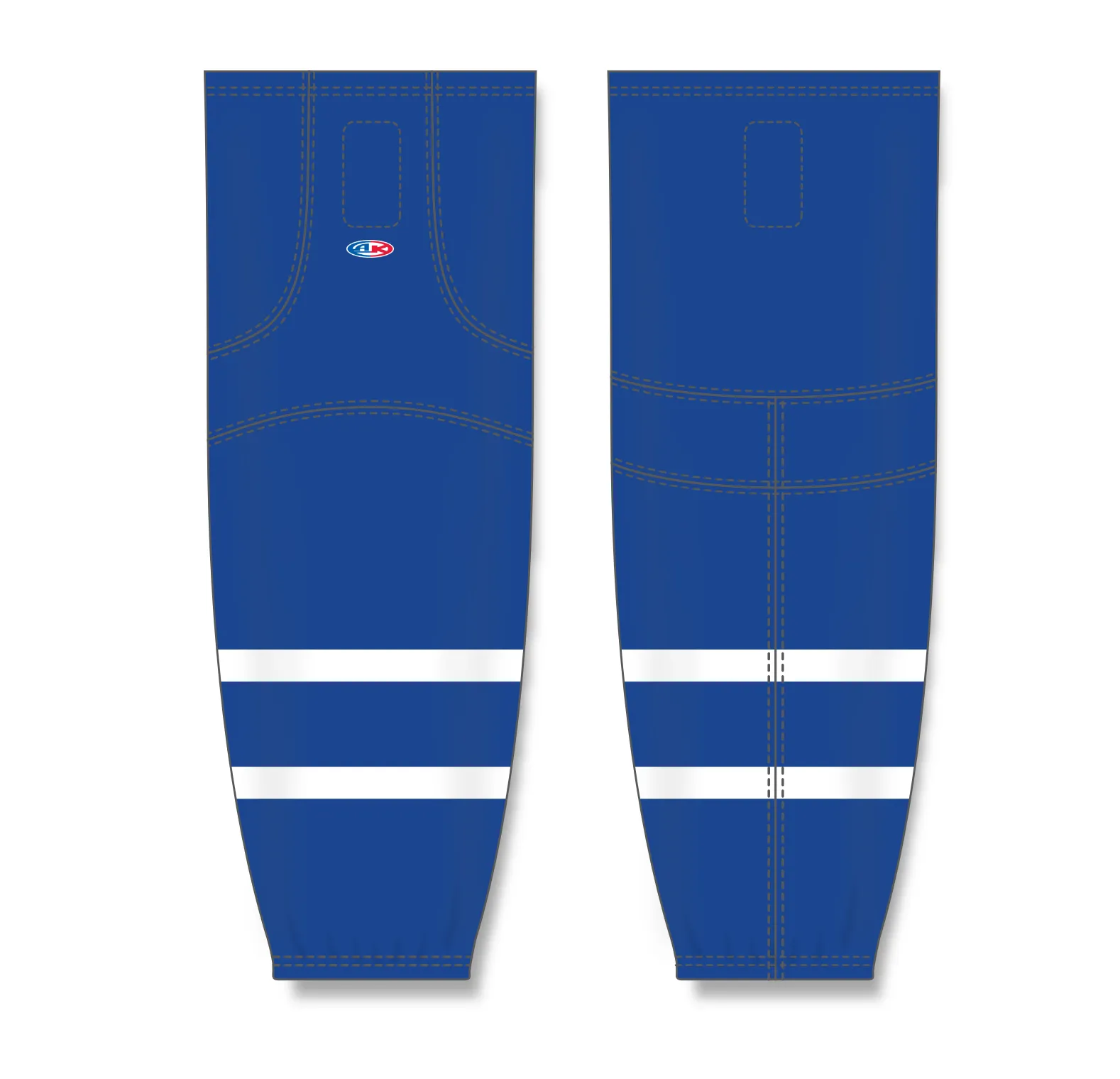 Athletic Knit (AK) HS2100-204 Old Toronto Maple Leafs Royal Blue Mesh Ice Hockey Socks