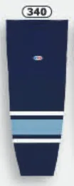 Athletic Knit (AK) HS2100-340 University of Maine Black Bears Navy Mesh Ice Hockey Socks