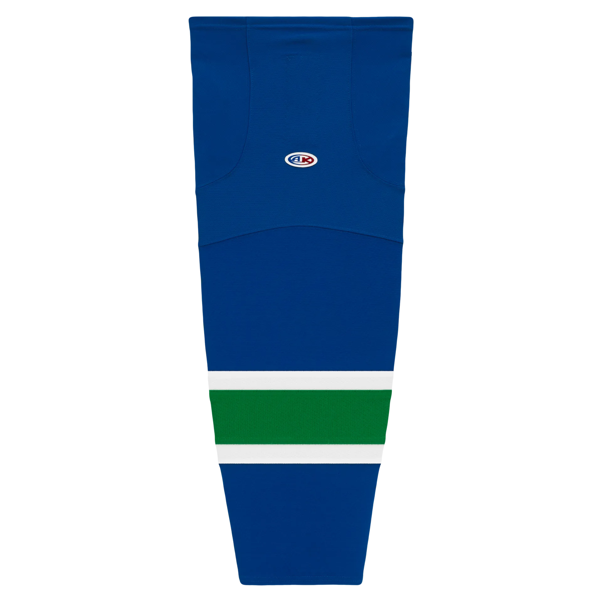 Athletic Knit (AK) HS2100-622 Swift Current Broncos Royal Blue Mesh Ice Hockey Socks