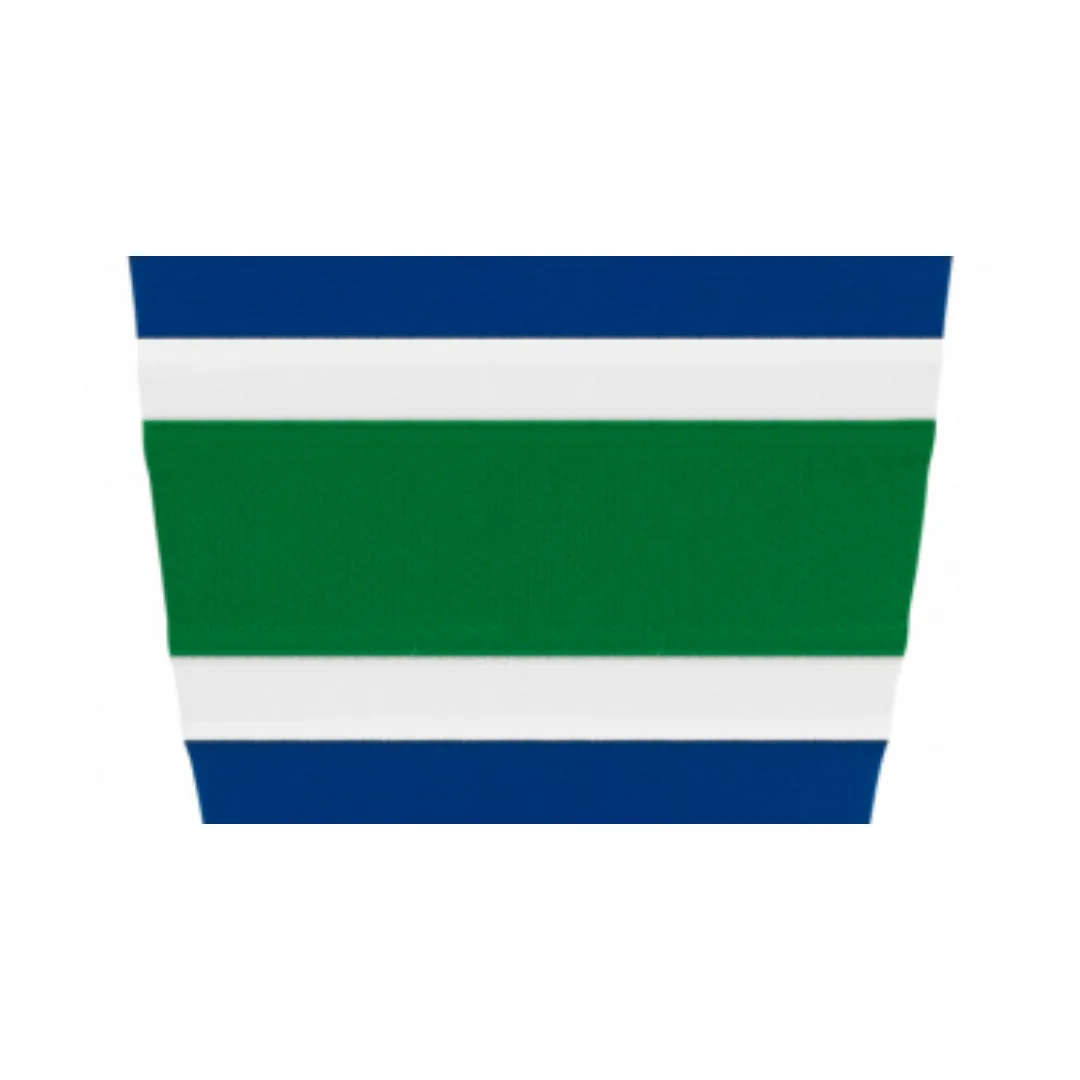 Athletic Knit (AK) HS2100-622 Swift Current Broncos Royal Blue Mesh Ice Hockey Socks