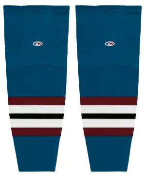 Athletic Knit (AK) HS2100-645 Colorado Avalanche Third Capital Blue Mesh Ice Hockey Socks