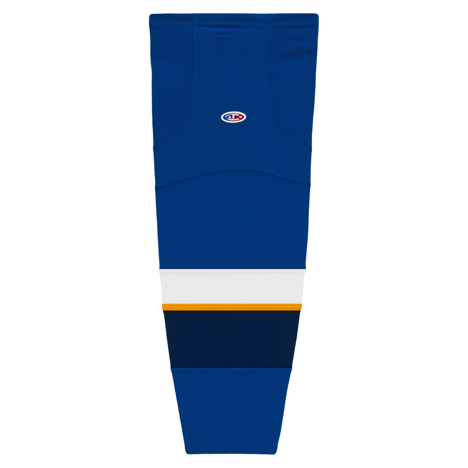 Athletic Knit (AK) HS2100-846 2011 St. Louis Blues Royal Blue Mesh Ice Hockey Socks