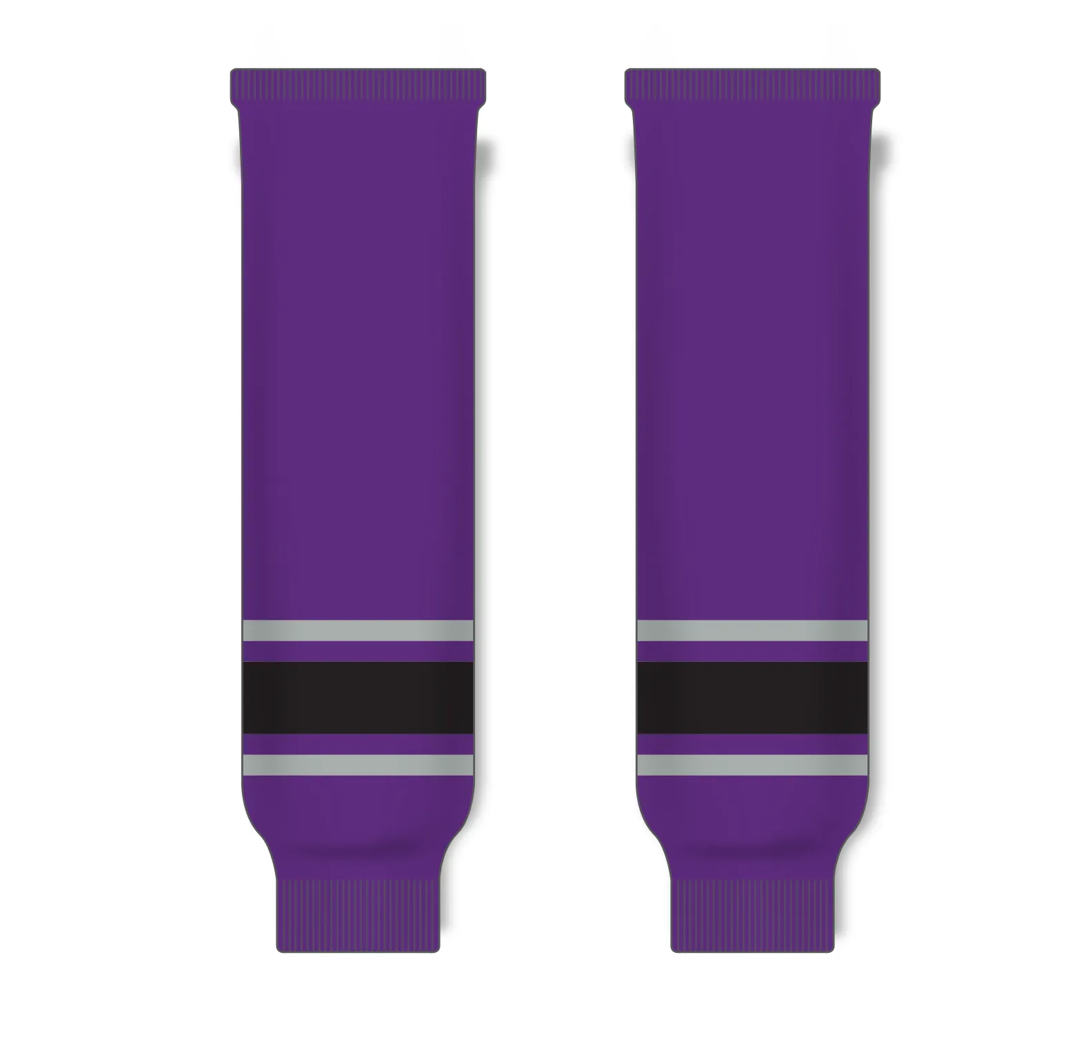 Athletic Knit (AK) HS630-953 Los Angeles Kings Third Purple Knit Ice Hockey Socks