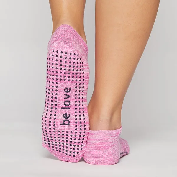 Be Love - Marbled Aster Grip Socks (Barre / Pilates)
