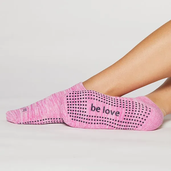 Be Love - Marbled Aster Grip Socks (Barre / Pilates)