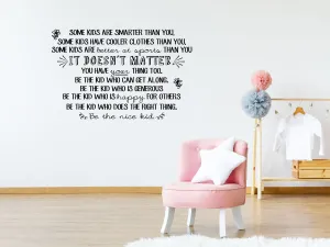 Be The Nice Kid Classroom Wall Sticker