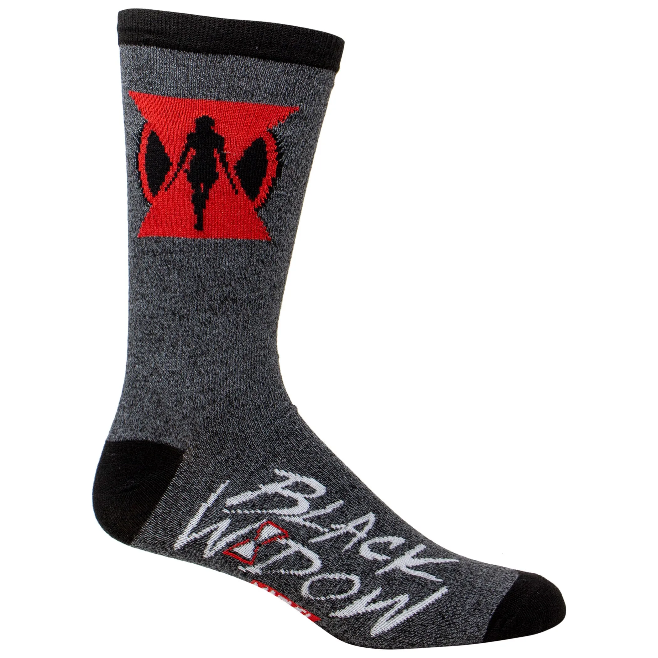 Black Widow Movie Symbol Crew Socks