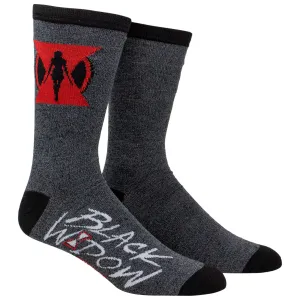 Black Widow Movie Symbol Crew Socks