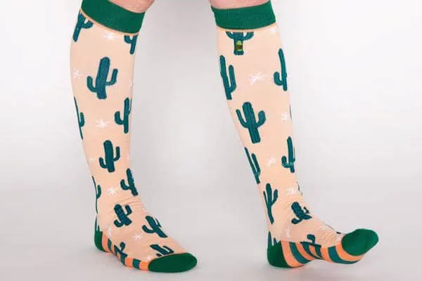 Cacti- Women's Knee High Compression