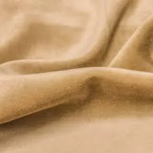 Camel Cotton Velour Fabric