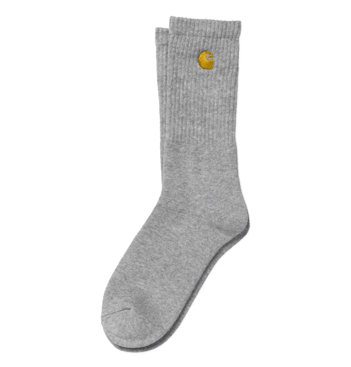 Carhartt WIP Chase Socks – Grey Heather/Gold