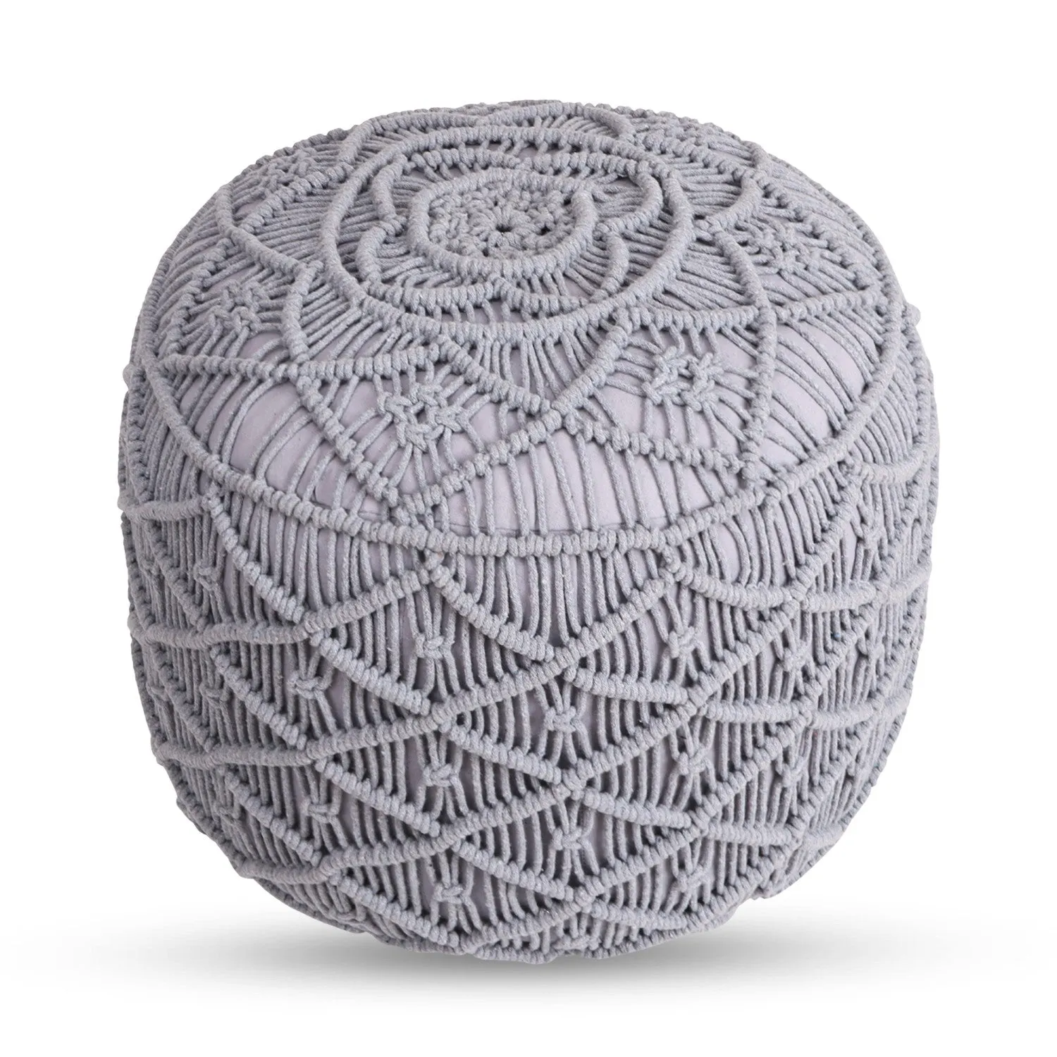 Carlie Hand Knitted Pouf