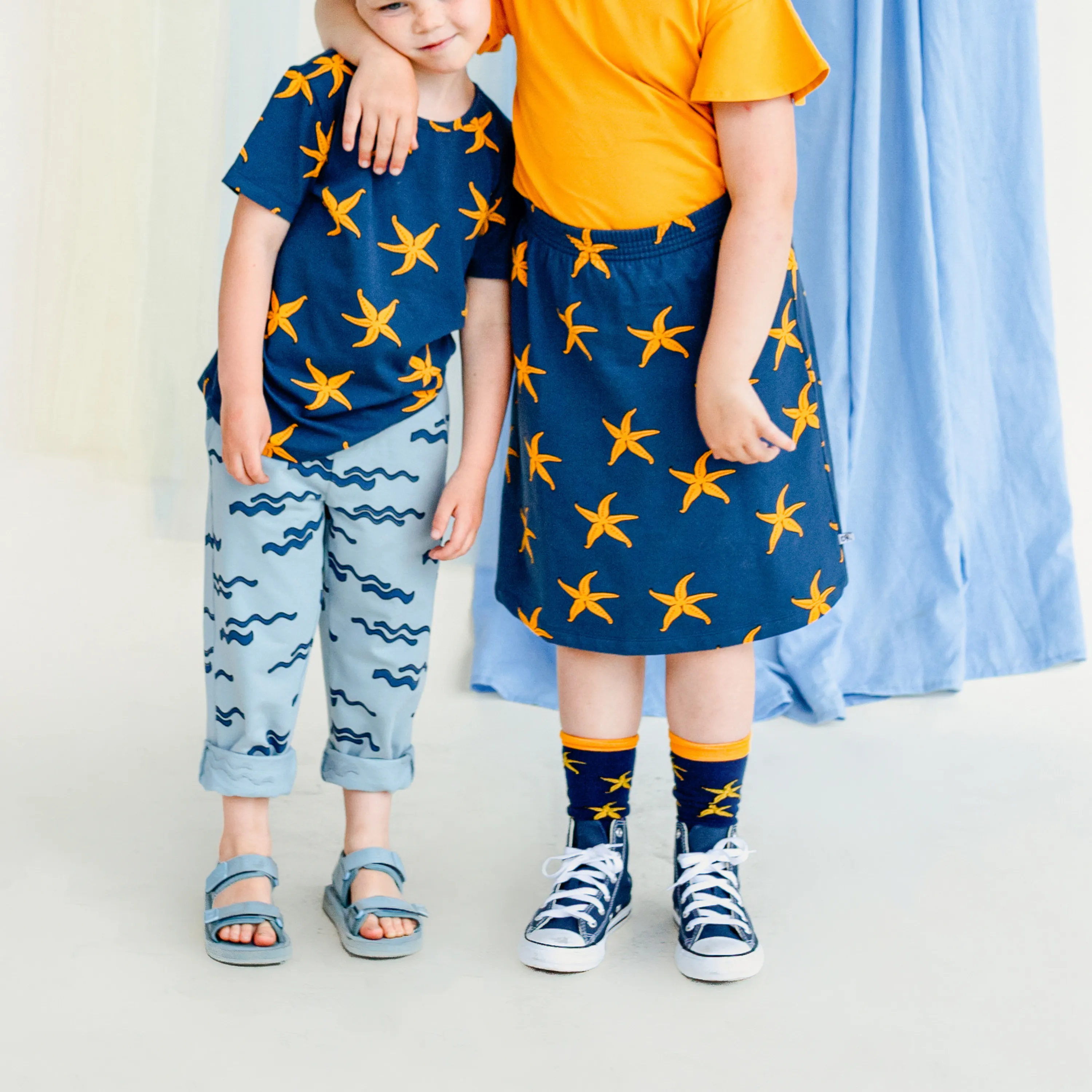 CARLIJNQ Knee socks - starfish