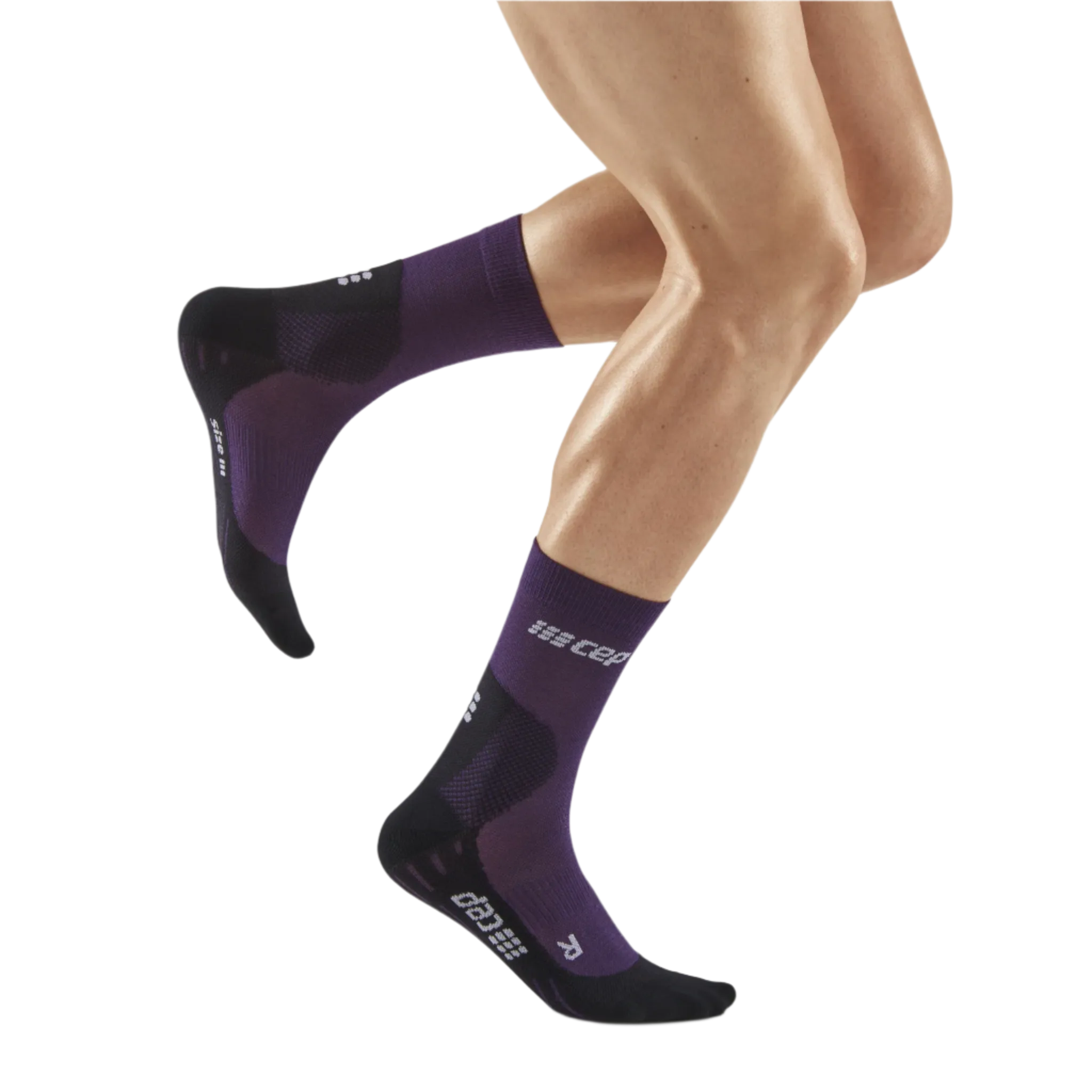 Cold Weather Mid Cut Compression Socks, Men