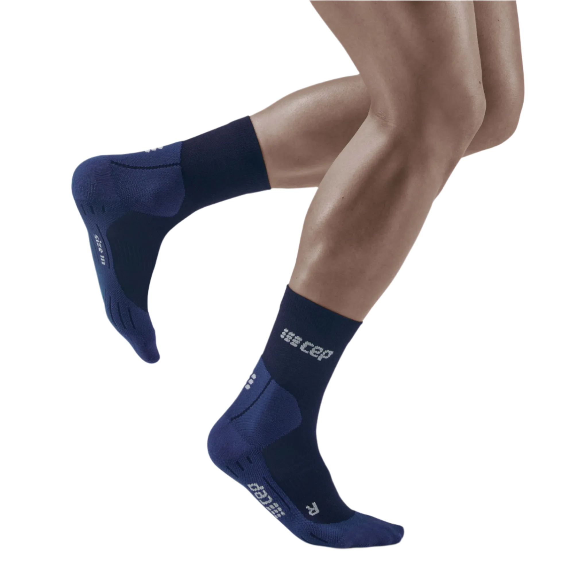 Cold Weather Mid Cut Compression Socks, Men