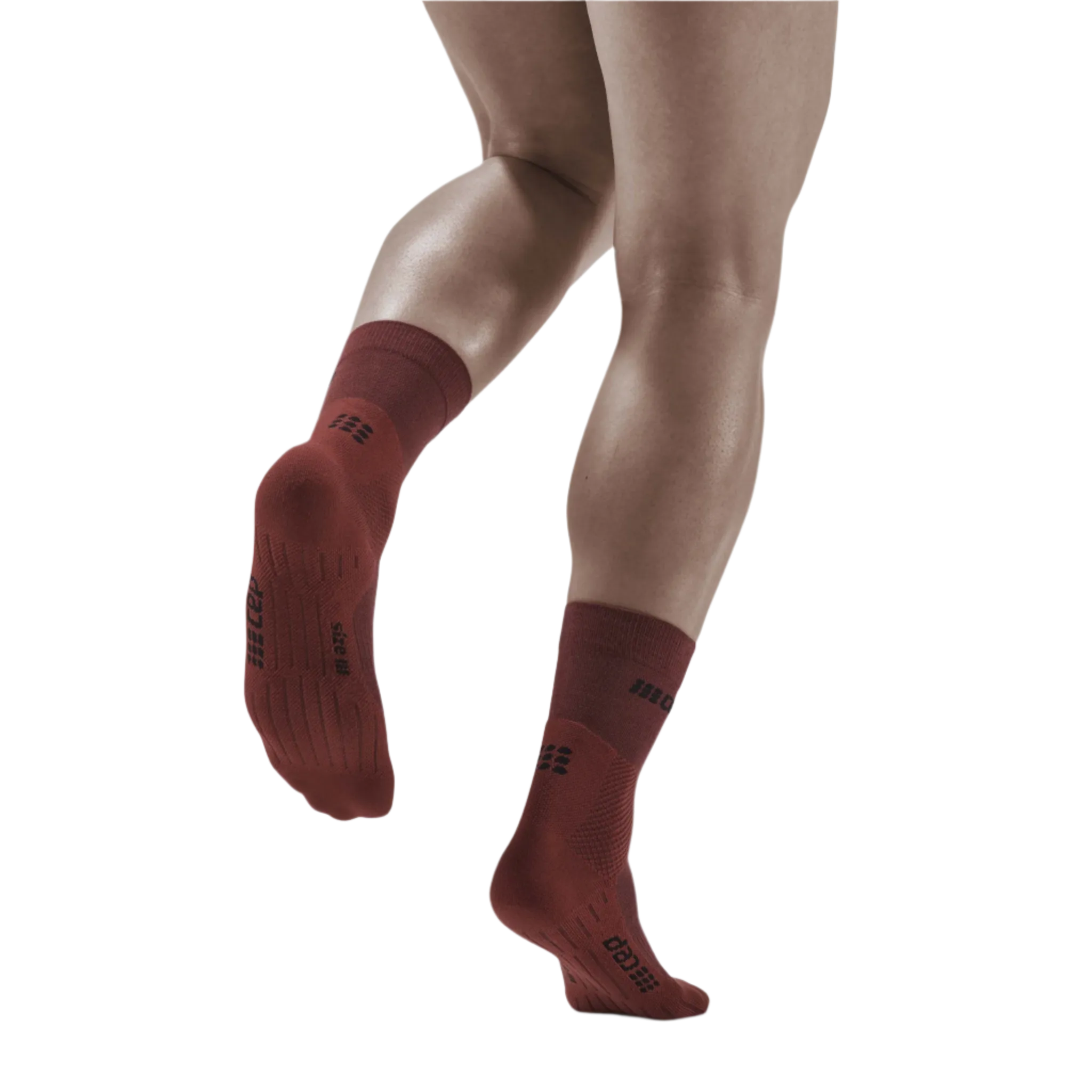 Cold Weather Mid Cut Compression Socks, Men