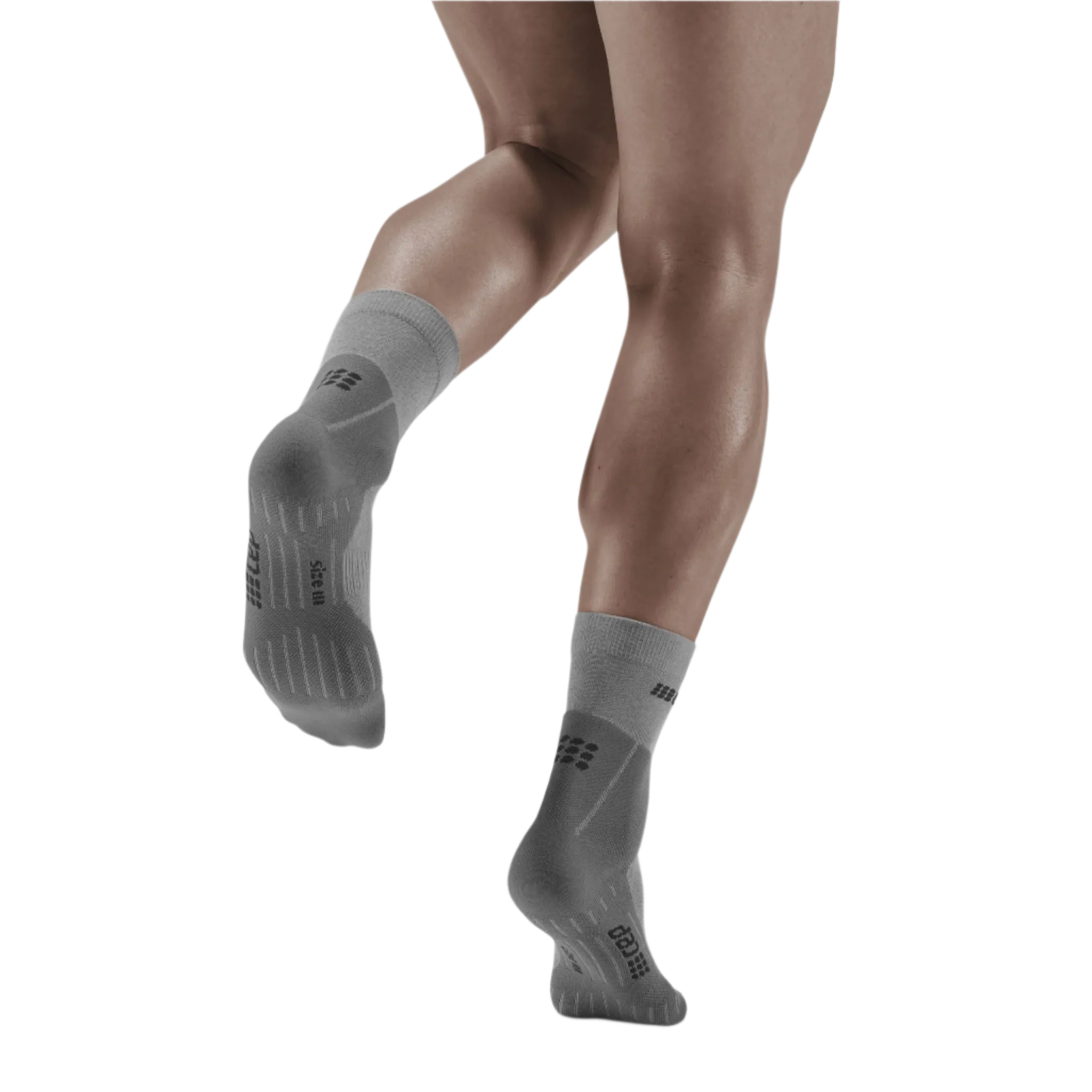 Cold Weather Mid Cut Compression Socks, Men