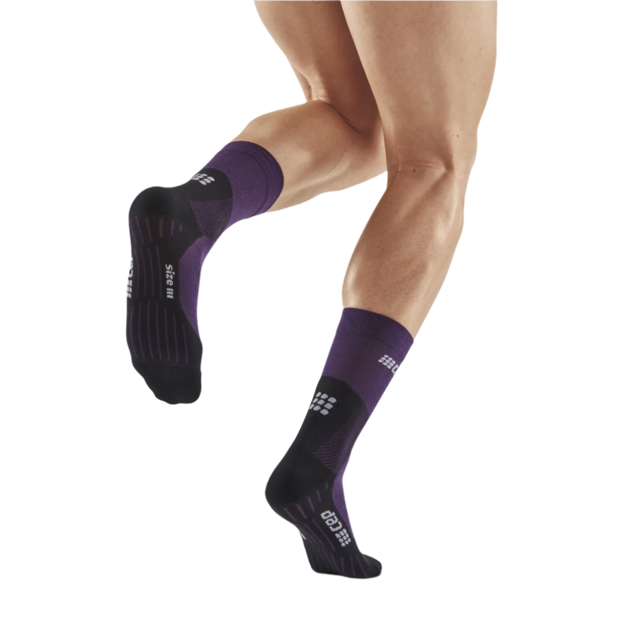 Cold Weather Mid Cut Compression Socks, Men