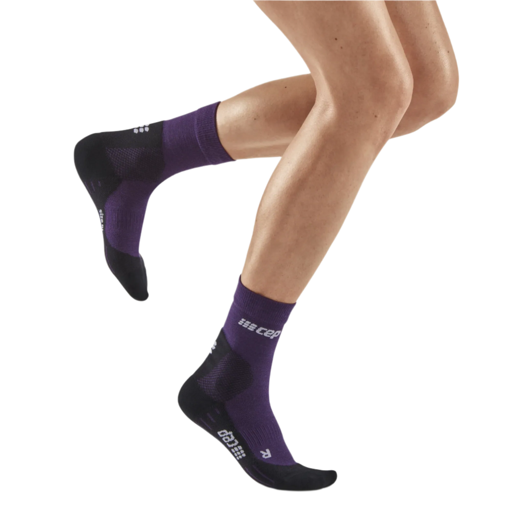 Cold Weather Mid Cut Compression Socks, Women