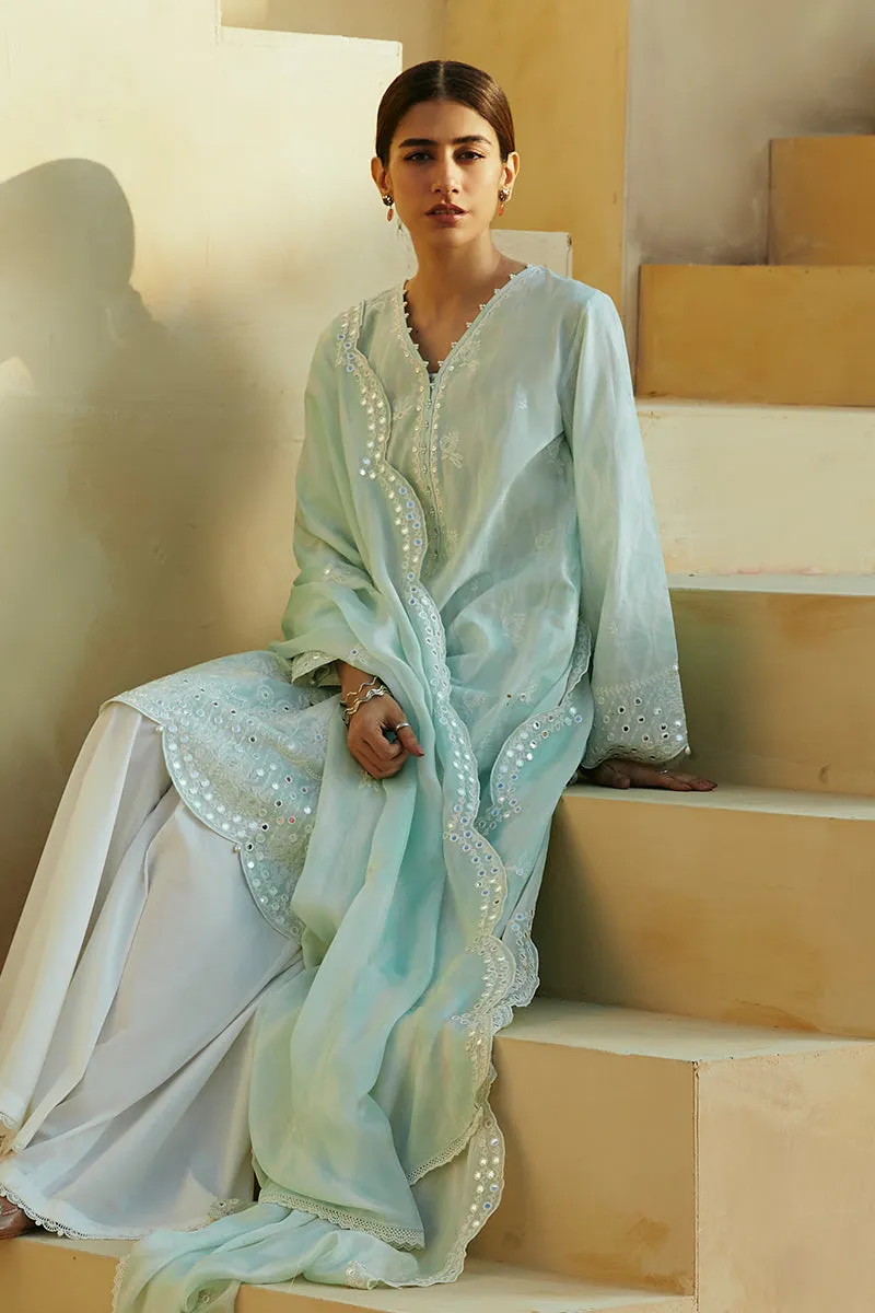 Cross Stitch Premium Lawn 2024 – WHISPER MINT-3 PIECE LAWN EMBROIDERED SUIT