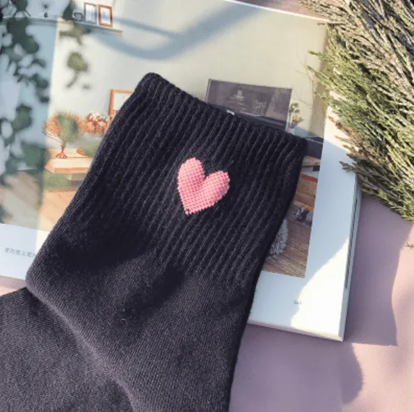 Cute Small Hearts Ankle Socks
