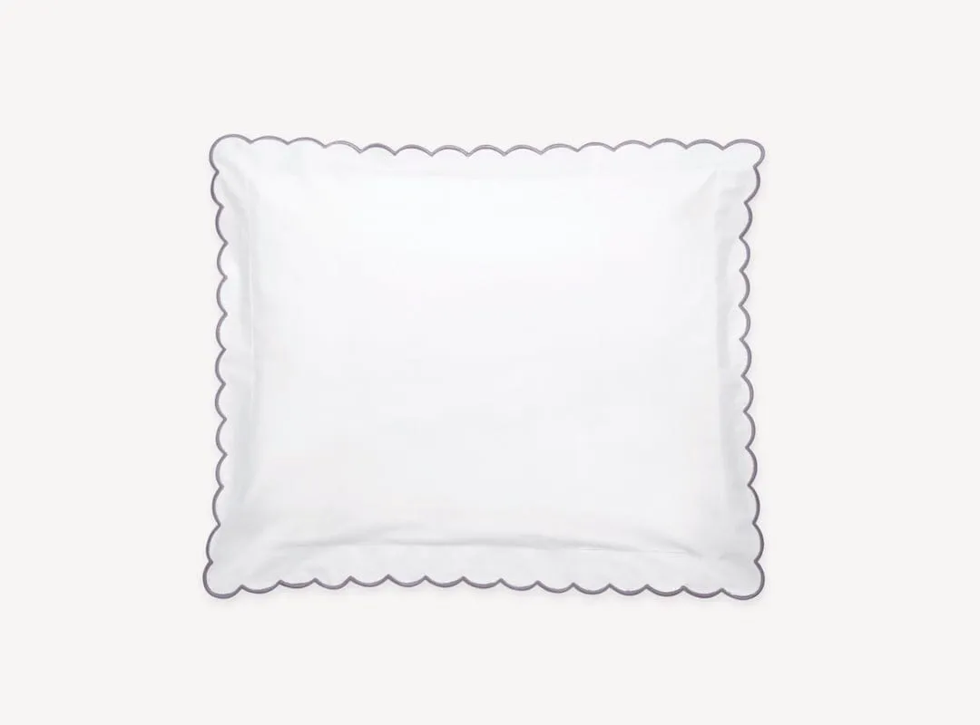 Dakota Scallop Deep Lilac Bedding by Matouk