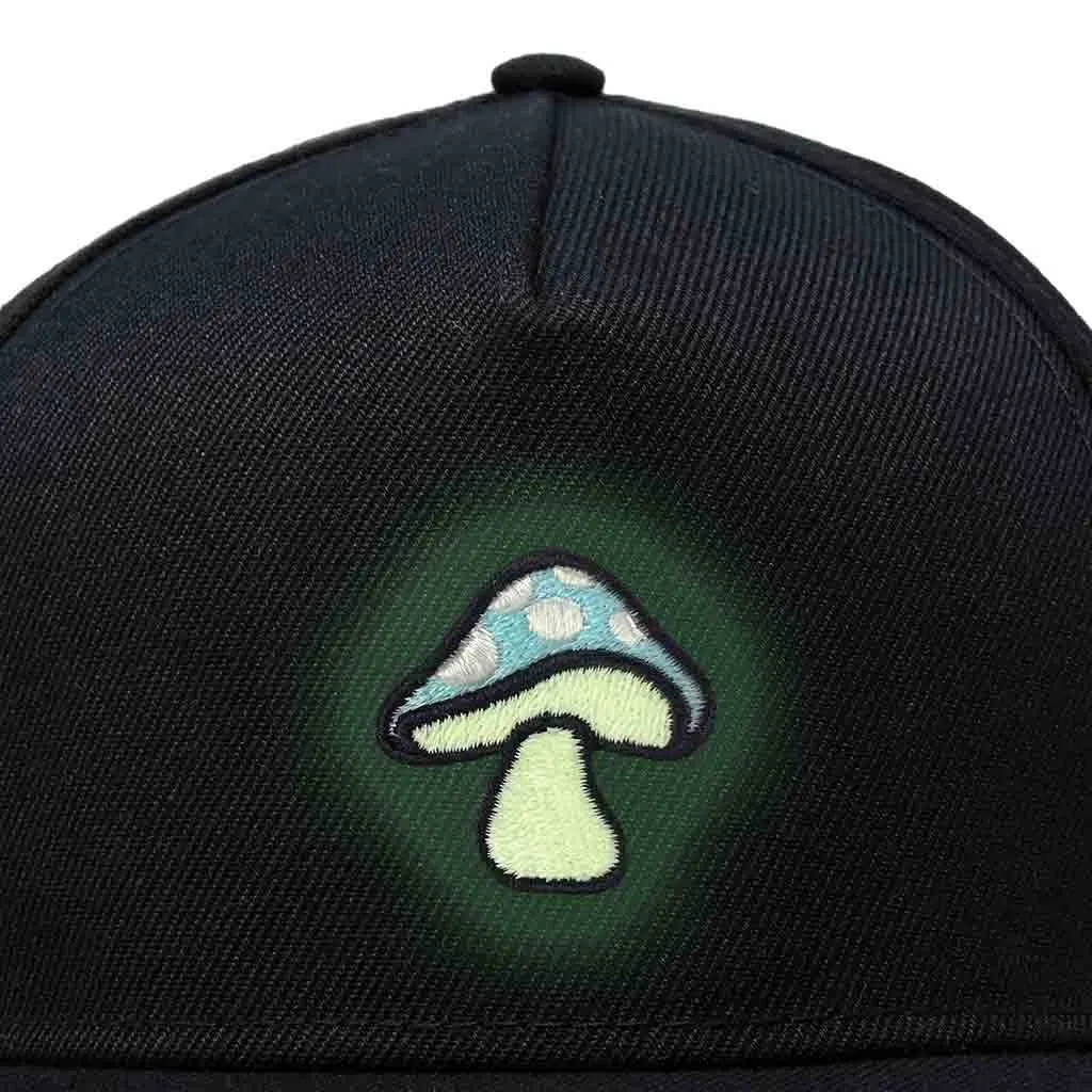 Dalix Mushroom Snapback Hat (Glow in the Dark)