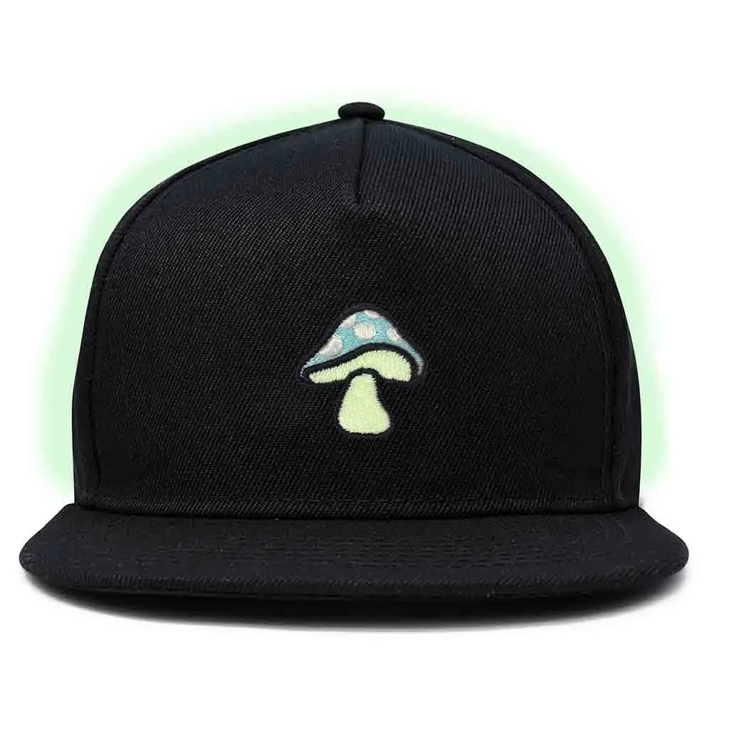 Dalix Mushroom Snapback Hat (Glow in the Dark)