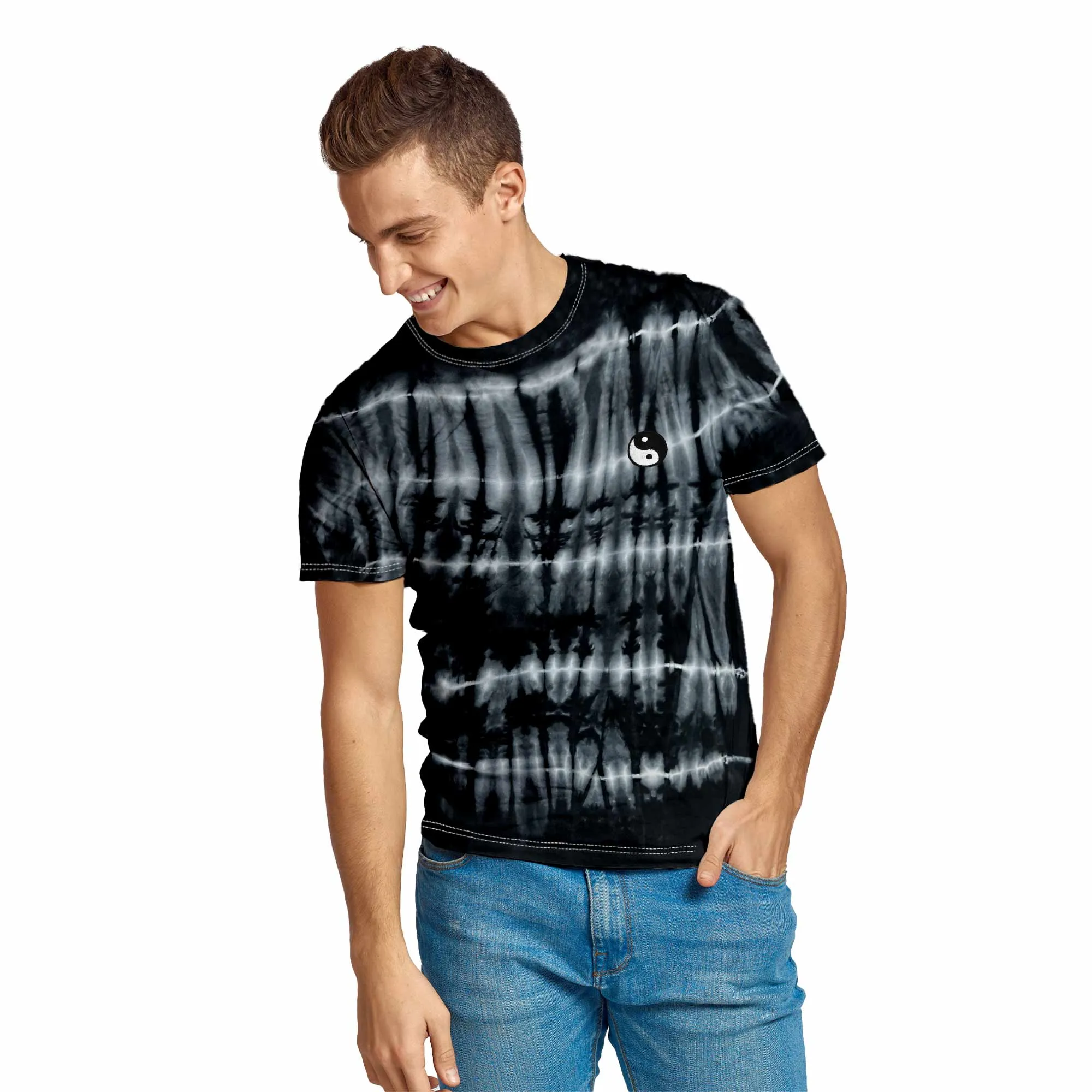 Dalix Tie Dye Yin Yang Tee