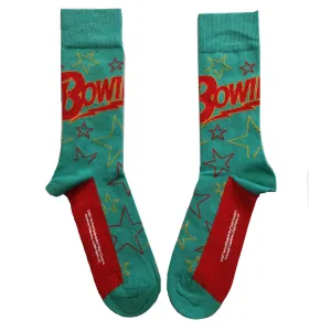 David Bowie Ankle Socks: Stars Outline (US Size 8 - 12)