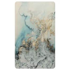 Deniz Marble Ocean Wave Area Rug