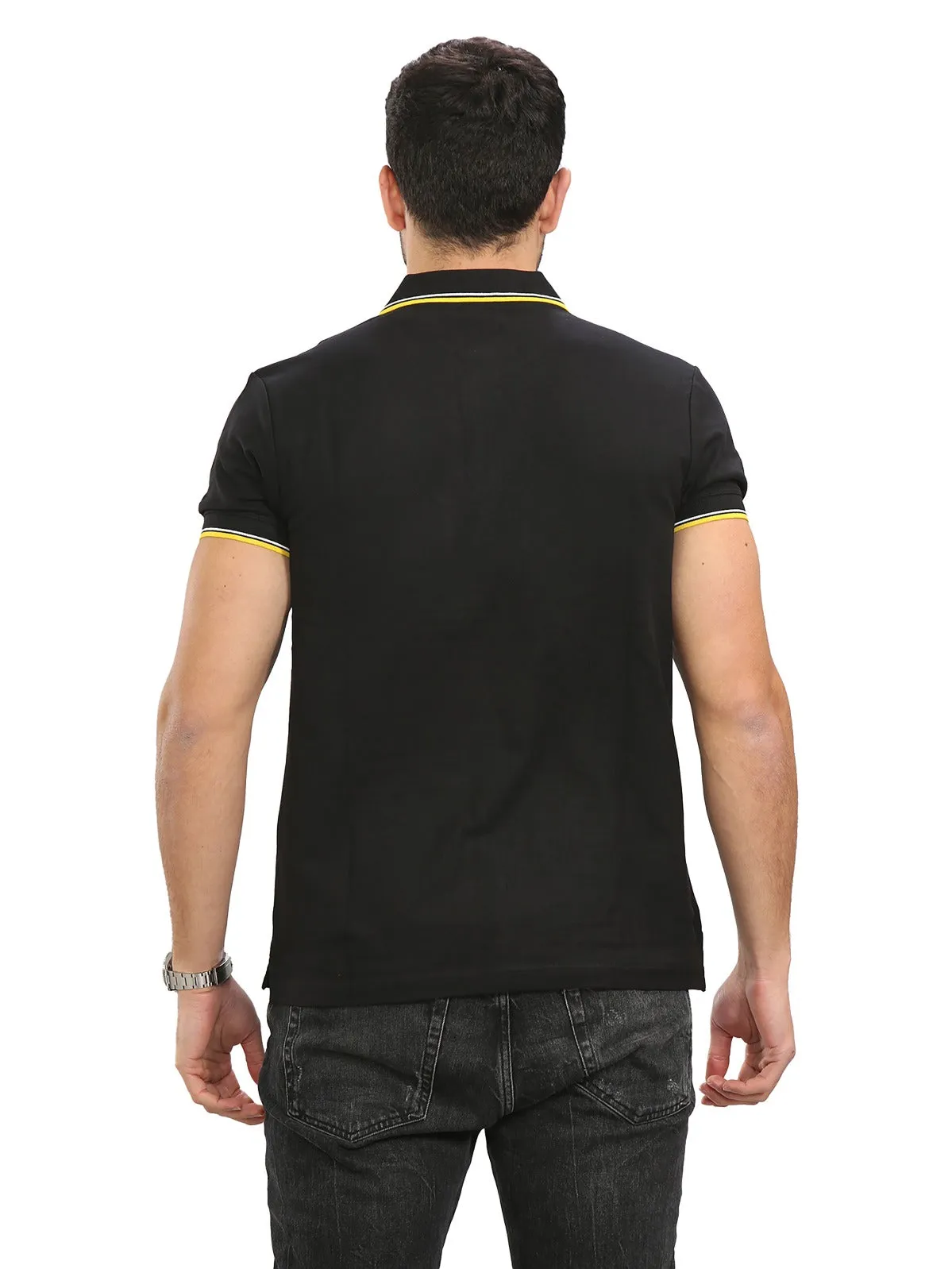 Diesel Mens Short Sleeve Polos | T-Randy Broken