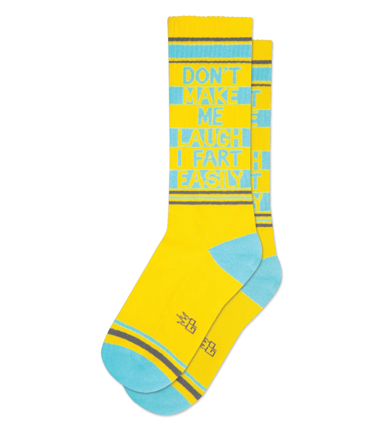 Don't Make Me Laugh, I Fart Easy Ribbed Gym Sock