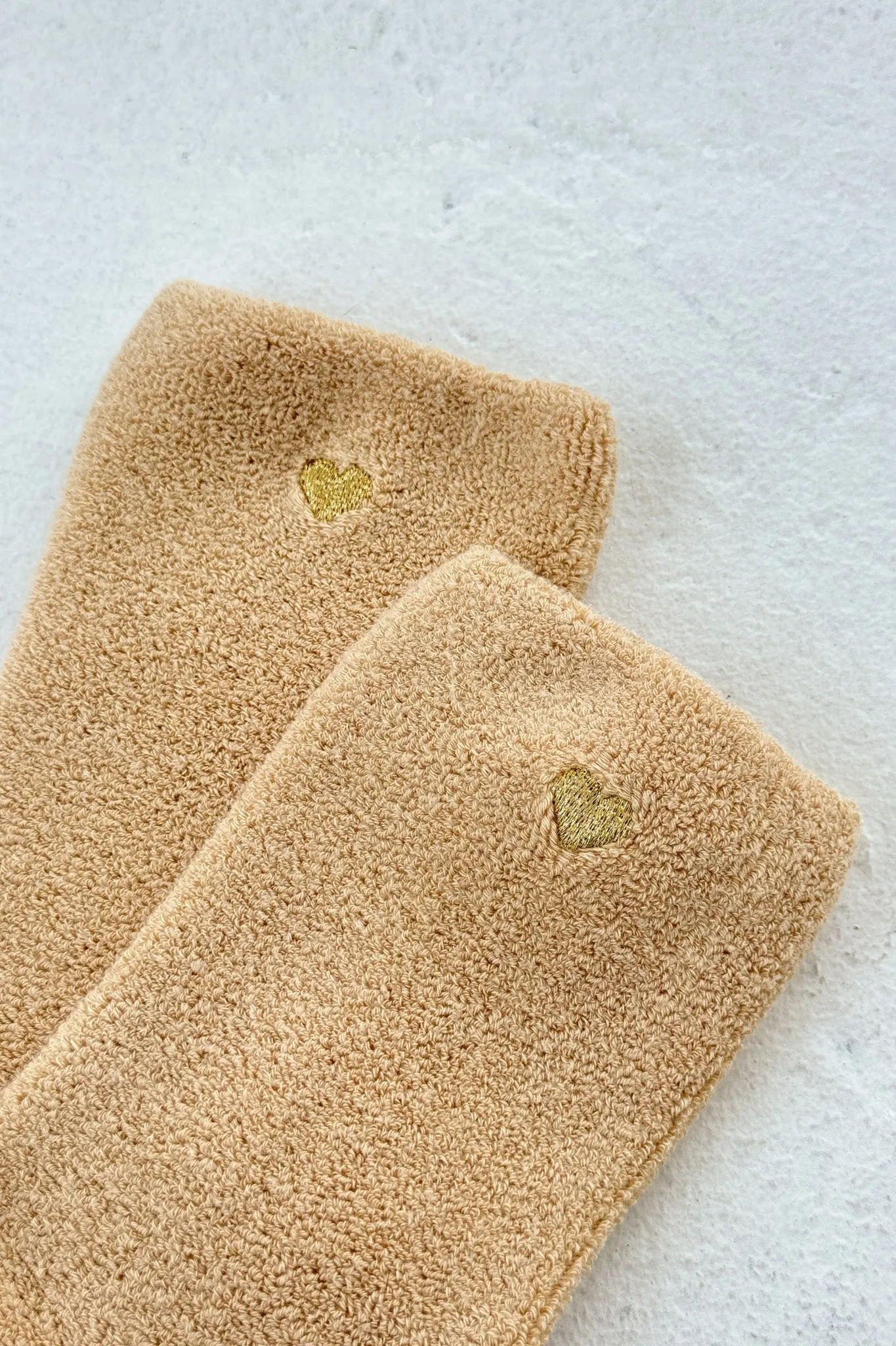 Embroidered Cloud Socks French Vanilla