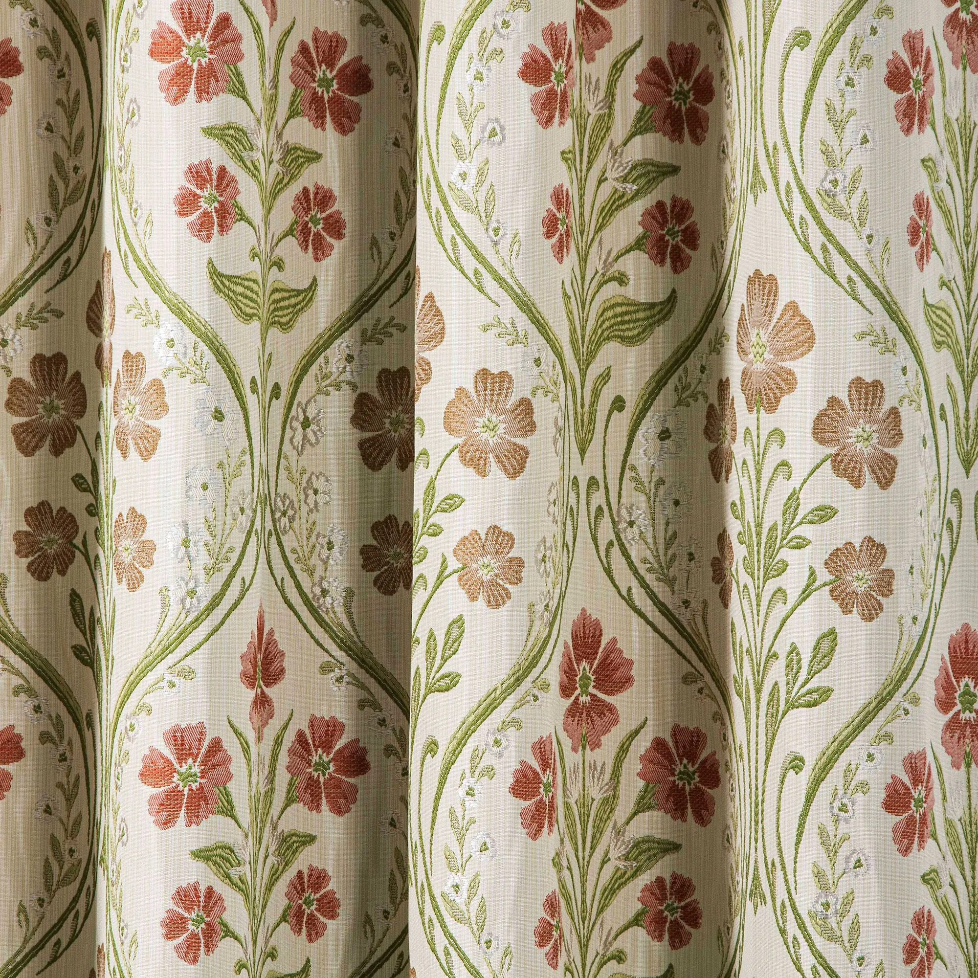Estelle Pair of Eyelet Curtains by Curtina in Natural