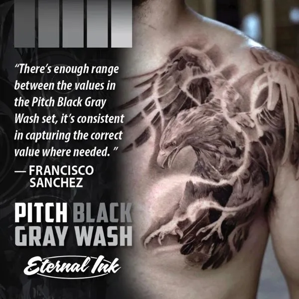 Eternal Pitch Black Gray Wash X-Light Ink