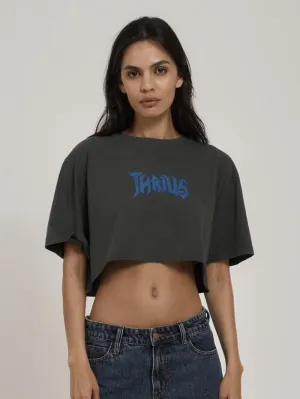 Fallout Merch Fit Super Crop Tee - Merch Black
