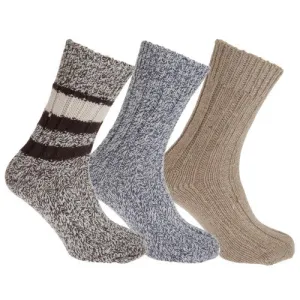 Floso Unisex Adults Wool Rich Socks (3 Pairs)