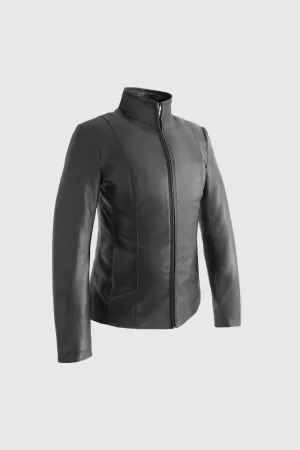Francine Women's Fashion Leather Jacket (POS)