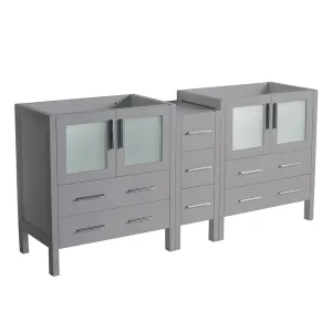 Fresca FCB62-301230GR Torino 72" Grey Modern Bathroom Cabinets