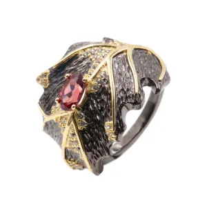 Garnet Ring Garnet Jewelry Garnet Ring Natural Garnet Genuine Garnet Jewelry January Birthstone Silver Jewelry SKU: 6142047