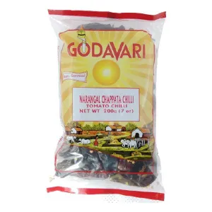 Godavari Premium Quality 200g Chappata Chilli in English Packaging